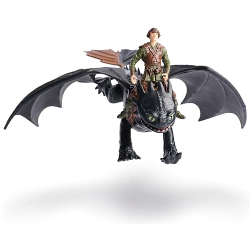 DreamWorks Dragons Toothless &...ction Figures Viking Rider Duo