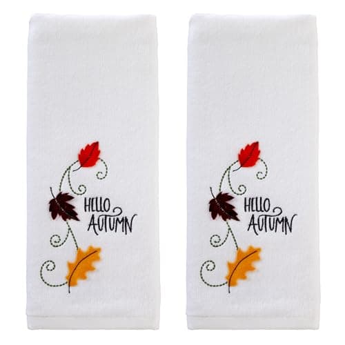 SKL Home Fall/Harvest/Autumn H...Bath/Kitchen/Bar & Gift, White