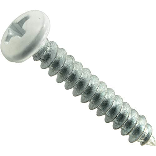 Hard-to-Find Fastener 01497350...tal Screws (100 Pieces), White