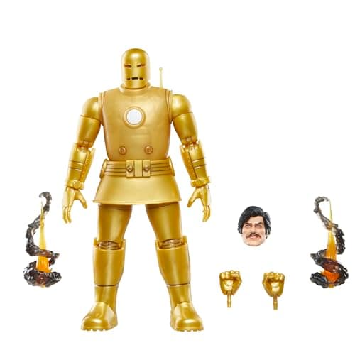 [Prime] $14.99 | Marvel Legends Series Iron Man (Model 01 - Gold), Iron Man Comics Collectible 6-Inch Action Figure at Amazon
