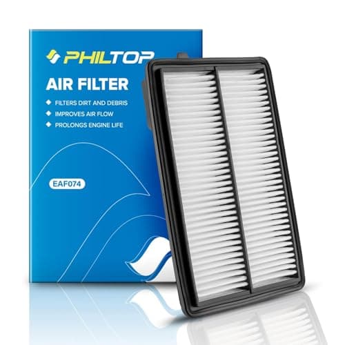 PHILTOP Engine Air Filter, Com...ngine Performance, Rigid Panel