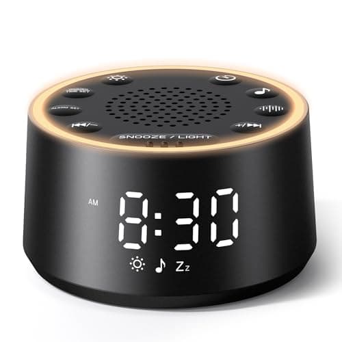 (prime) Dreamegg D1 Nova Sound Machine for Sleep w/ Alarm Clock $13.75 + Free S/H