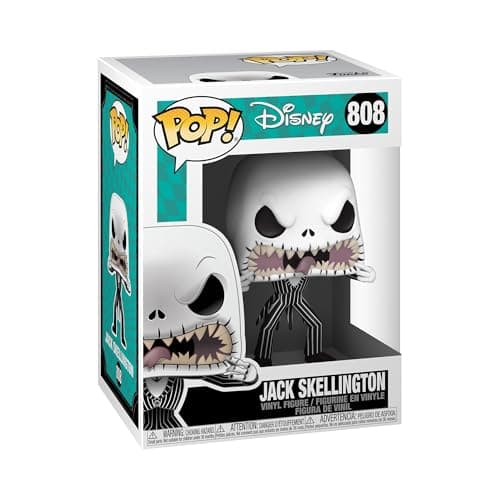 Funko Pop Disney: The Nightmare Before Christmas - Jack Skellington - (Scary Face) Vinyl Figure - Collectable Vinyl Figure - Gift Idea - Official Merchandise - Toys for Kids & Adults