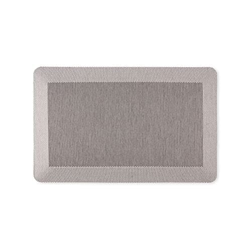 Martha Stewart Mira Modern Hea...d Kitchen Mat, Grey, 19.6"x32"