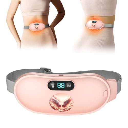 Koonie Heating Pad for Period ...ager for Women and Girls, Pink