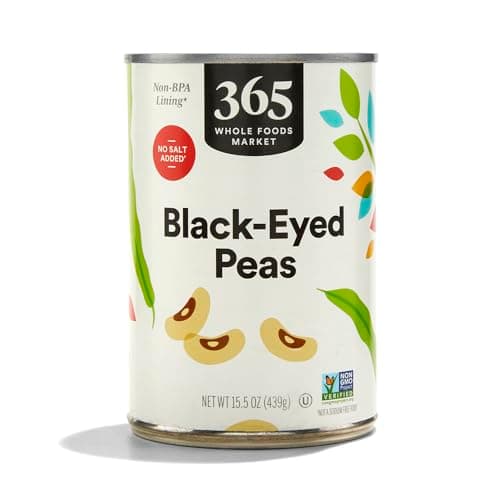 15.5-Ounce 365 by Whole Foods Market No Salt Added Blackeye Peas $1.09 + Free Shipping w/ Prime or on $35+