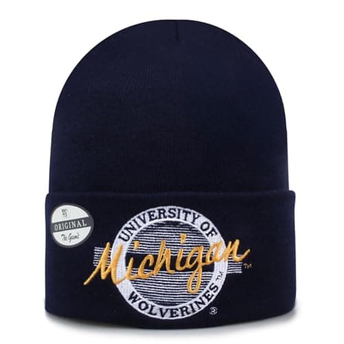 The Game NCAA Licensed University of Michigan Wolverines Beanie Hat