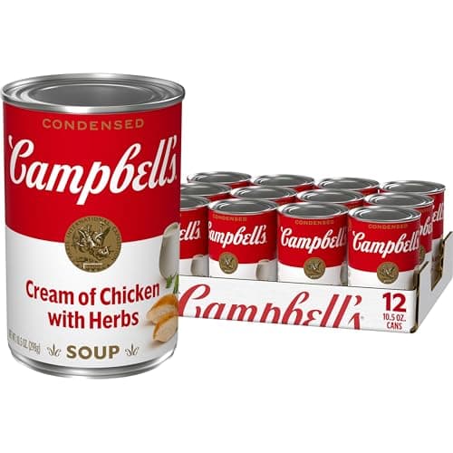 Campbell's Condensed Cream of ...h Herbs, 10.5 oz Can (12 Pack)