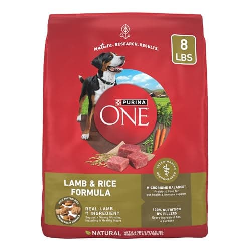 ymmv[S&S,AC] $10.58: Purina ONE Dry Dog Food Lamb and Rice Formula - 8 lb. Bag at Amazon