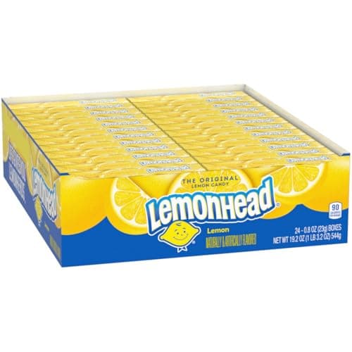 Lemonhead Hard Lemon Candy 0.8-oz. Box 24-Pack for $3.65 via Sub & Save + free shipping w/ Prime