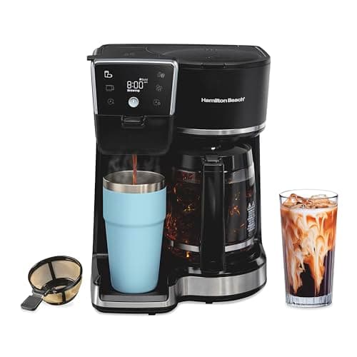 Hamilton Beach 2-Way 12 Cup Pr...Pause and Pour, Black (47500J)