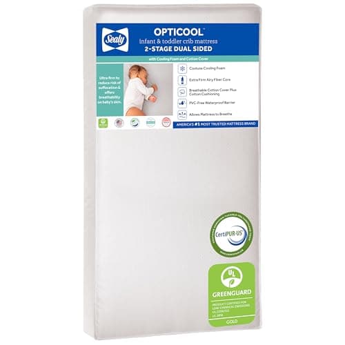 Sealy Baby OptiCool Breathable...afety & Quality Tested, 52x28"