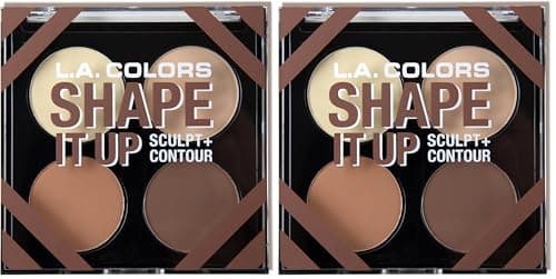 L.A. COLORS Show It Off & Shap...t & Contour CFP638 (Pack of 2)