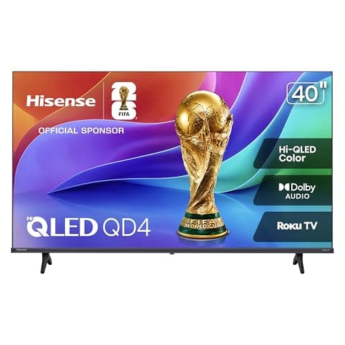 $159.99 | Hisense 40-Inch Class QD4SR Series Hi-QLED FHD Smart Fire TV (40QD4SR, 2026 Model) at Amazon
