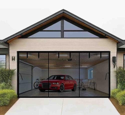 Magnetic Garage Door Screen for $69 + free shipping w/Prime