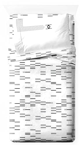 Jay Franco Sheet Set with Fitted, Flat Sheets & Pillow Cover - Ultra-Soft Bedding with Pillowcase for Room Decor, White - Star Wars, 3 Piece Twin
