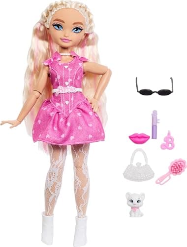 Barbie Dream Besties Malibu” F...air & Makeup-Themed Toy Pieces