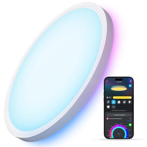 Govee Smart RGBIC LED 12" Ceiling Light for $50 + free shipping