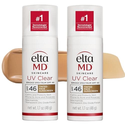 EltaMD UV Clear Tinted Sunscre...itive Skin, 1.7 oz (Pack of 2)