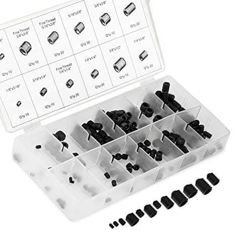 Neiko 200-Piece Internal Hex Allen Set Screw Assortment Kit for $12 + free shipping w/ Prime