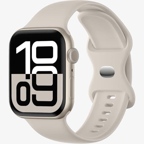 DGege FKM Band Compatible with Apple Watch for Men 49mm 44mm 46mm 45mm 44mm 38mm 40mm 41mm 42mm,Soft Fluoroelastomer Rubber Watch Strap Women for iWatch Series 11 10 9 8 7 6 5 4 3 2 1 Ultra SE 3 2 1