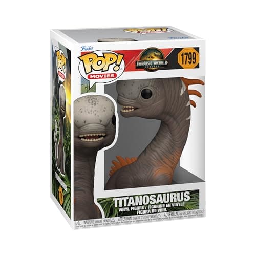 Funko Pop! Movies: Jurassic World: Rebirth - Titanosaurus - Collectable Vinyl Figure - Gift Idea - Official Merchandise - Toys for Kids & Adults - Movies Fans - Model Figure for Collectors