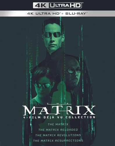 4-Film The Matrix: Déjà Vu Collection [4K + Blu-ray] $44.99 + Free Shipping