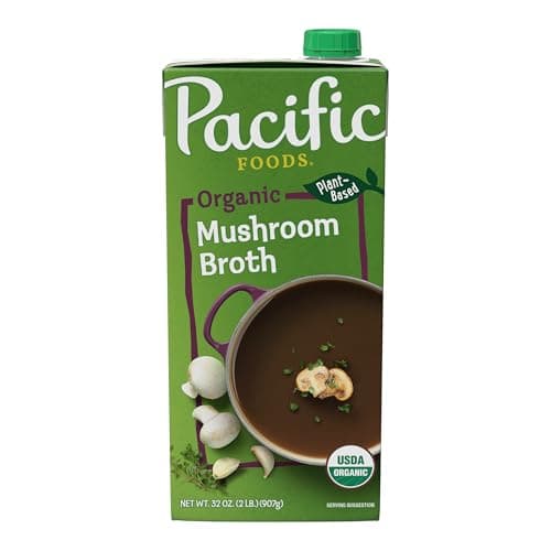 32-Oz Carton Pacific Foods Organic Mushroom Broth $2.14 w/s&s + Free Shipping w/ Prime or on $35+