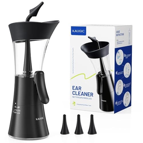 Kaugic 2-in-1 Irrigation Flushing Manual Ear Wax Removal Kit $12.49