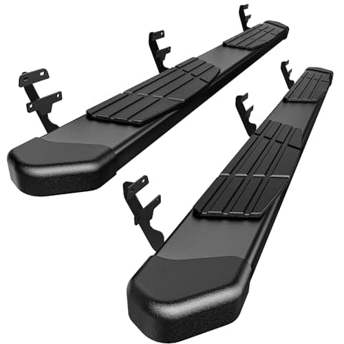 YITAMOTOR 6 Inch Running Board...red Black Step Rails Nerf Bars