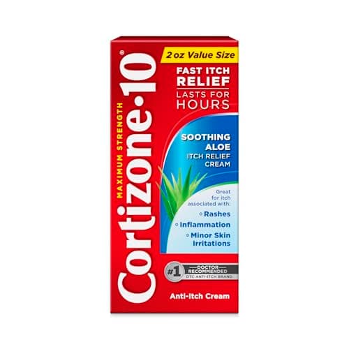 Select Accts: 2-Oz Cortizone-10 Maximum Strength Soothing Aloe Itch Relief Cream $4.40 w/ S&S