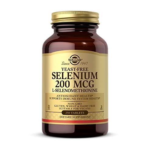 Solgar Yeast-Free Selenium 200...ry Free, Kosher - 250 Servings