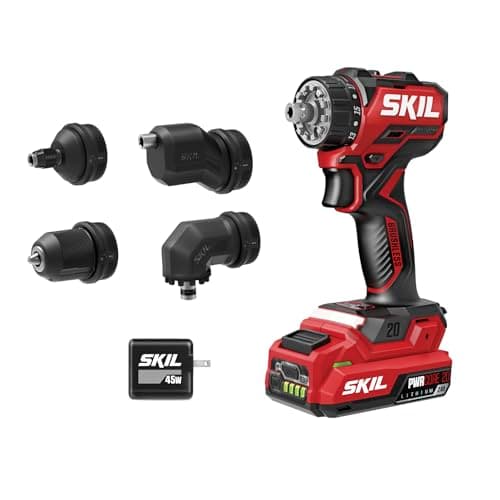 SKIL PWR CORE 20 Brushless 20V Multi-Head Drill Driver Kit w/ 2.0Ah USB-C Battery & 45W PD Charger $119.00 + Free Shipping