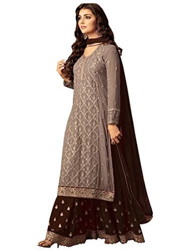 ZIYA Fashion Ethnic wear Party Wear wedding wear Palazzo Set Salwar kameez For Women 47001 (Blue, S-38)