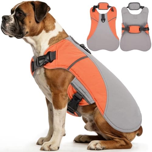 DENTRUN Dog Cooling Vest with Dual Absorbent Core & Reflective Safety