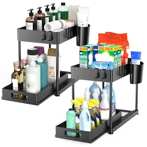 Under Sink Organizers 2-Pack Only $14.99 Shipped for Amazon Prime Members (Reg. $30)