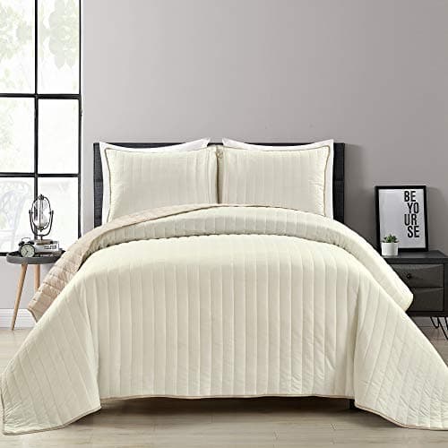 Lush Decor Soft Stripe All Sea...t, Neutral & Ivory, Full Queen