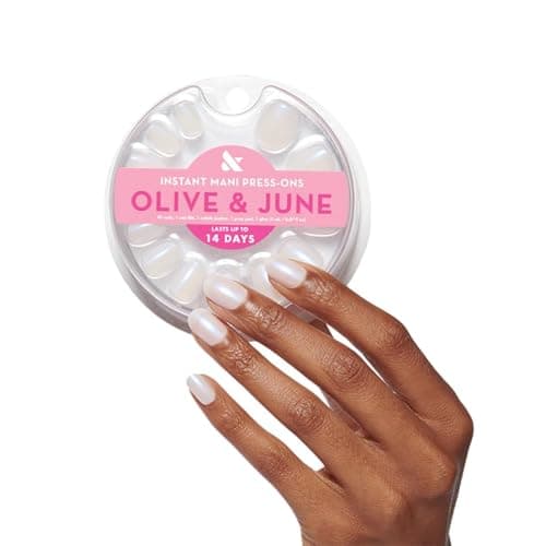 Olive & June Instant Mani Pres...| Medium, Oval | Pink Goldfish
