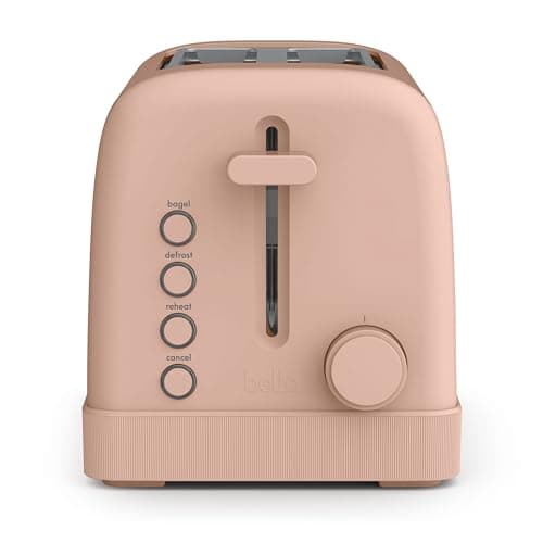 bella 2 Slice Toaster, 6 Setti...& Cord Wrap, 900 Watt, Blossom
