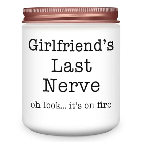 Homsolver Gifts for Girlfriend from Boyfriend, Valentines Birthday Mothers Christmas Anniversary Day Gifts for Girlfriend Fiancee, Romantic Scented Candles
