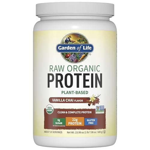 1.2-Pound Garden of Life Organic Vegan Protein Powder w/ Probiotics & Enzymes (Vanilla Chai) $21.42 w/ S&S + Free Shipping w/ Prime or on $35+