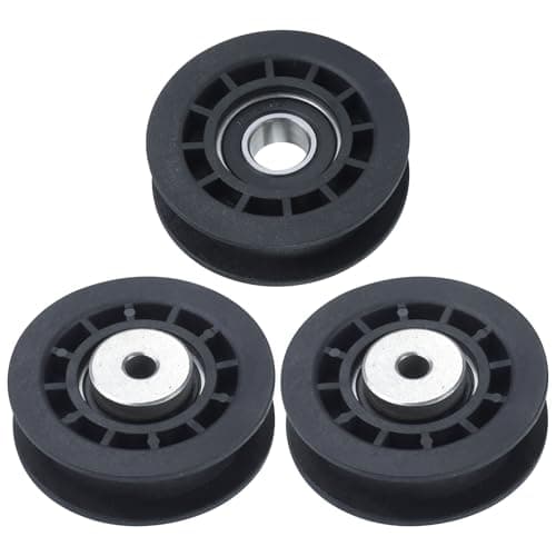 GELASKA 2 Pack 587973001 Idler Pulley with 587969201 Idler Pulley Replaces 581904001, 580364301, 596856601, 596856602 for HU625AWD, HU675AWD, HU700AWD, HU725AWD, HU775AWD, HU800AWDH Walk Behinds