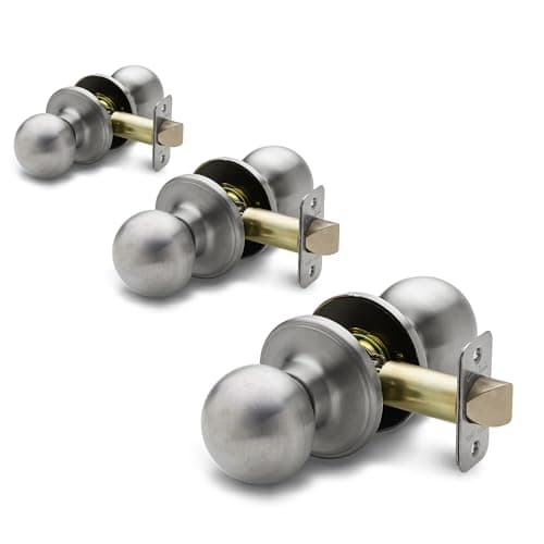Copper Creek Colonial Passage ...ets – Satin Stainless (3 Pack)