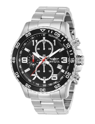 $39.99 | 45mm Invicta Specialty Stainless Steel Men's Quartz Watch at Amazon
