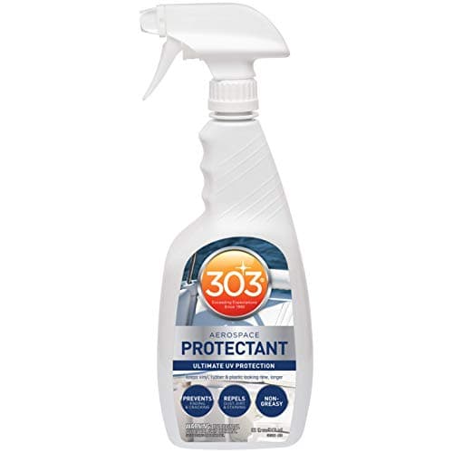 303 Products Marine Aerospace Protectant Spray, UV Protection for Boat Vinyl & Surfaces – Repels Dust, Dirt & Staining, Matte Finish, Restores Like-New Appearance, 32 oz
