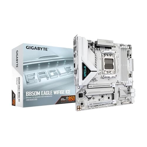 GIGABYTE B850M Eagle WIFI6E ICE AMD AM5 mATX Motherboard S&S By Amazon.com