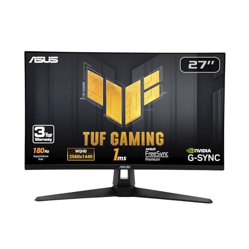 ASUS TUF Gaming 27” 1440P HDR ... Compatible, HDMI, DisplayPort