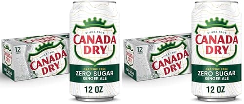 $9.50* | 24-Pk 12-Oz Canada Dry Zero Sugar Ginger Ale Soda at Amazon (39.6￠ each)