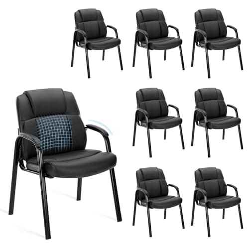 OLIXIS Waiting Room Reception Chairs Set of 8 for $400 w/ Prime + free shipping