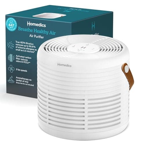 Homedics Air Purifier True HEP...oms & Offices, Quiet Operation